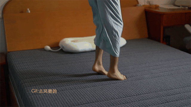 老床垫换新入手8H黑金刚大口径护脊弹簧乳胶床垫软硬兼顾(图17)