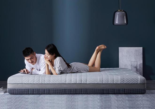 弹力强、承托稳、无惧大体重8H黑金刚大口径护脊弹簧乳胶床垫(图1)