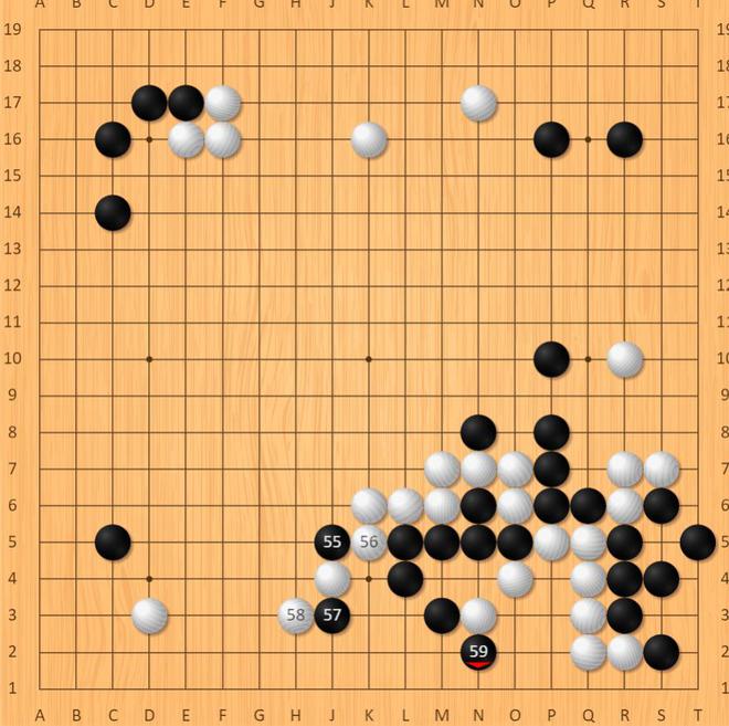 谢科悲壮一手扳丧失局面自求多福！一力辽黑棋顺势崛起！(图2)