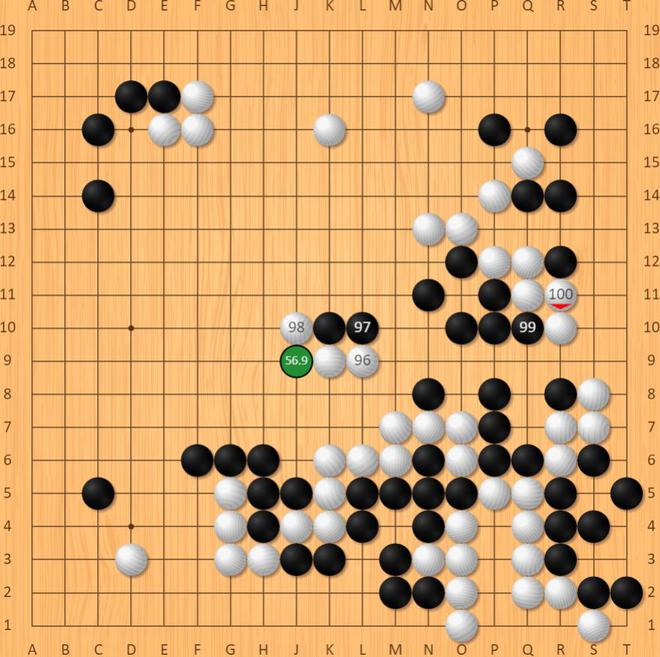 谢科悲壮一手扳丧失局面自求多福！一力辽黑棋顺势崛起！(图3)