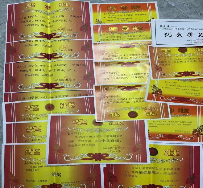 【优秀学生风采】临沭县第三初级中学2023级5班孟令埕(图1)
