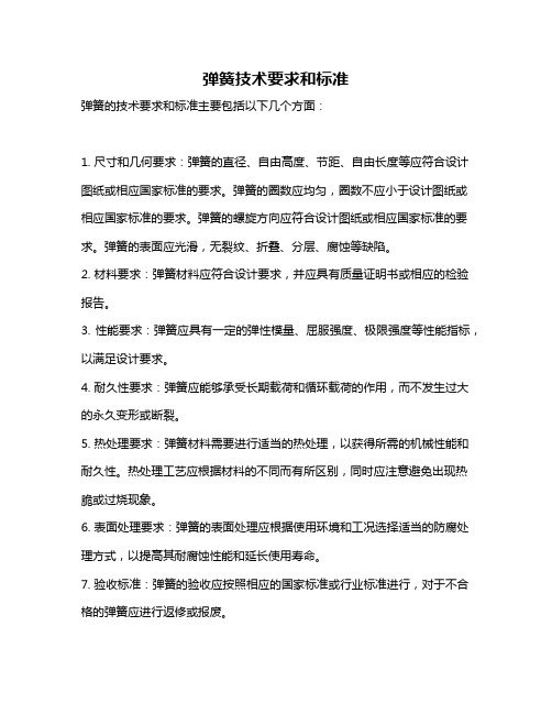 弹簧设计规范(全)(图1)
