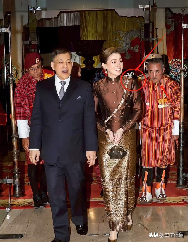 泰王夫妇不丹晚宴好隆重！4位王母亲临接待王后肩戴天鹅成亮点(图9)