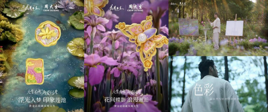 35亿！周大生用「荧光珐琅+莫奈IP」破珠宝内卷七夕全域营销引爆新增长(图5)
