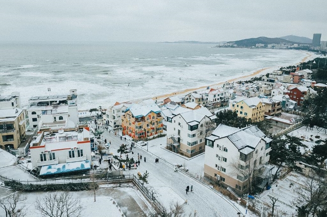 烟台、威海“雪下得像冒烟”冬季“冷流雪”是怎么形成的？(图4)