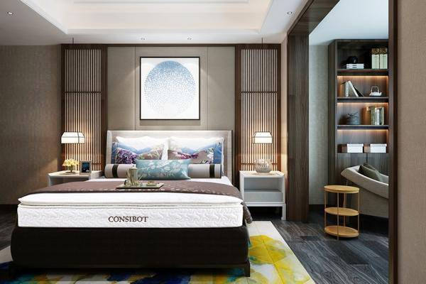 比乳胶垫透气比弹簧垫更温柔康姿百德豪华款磁性床垫藏满爱细节(图2)